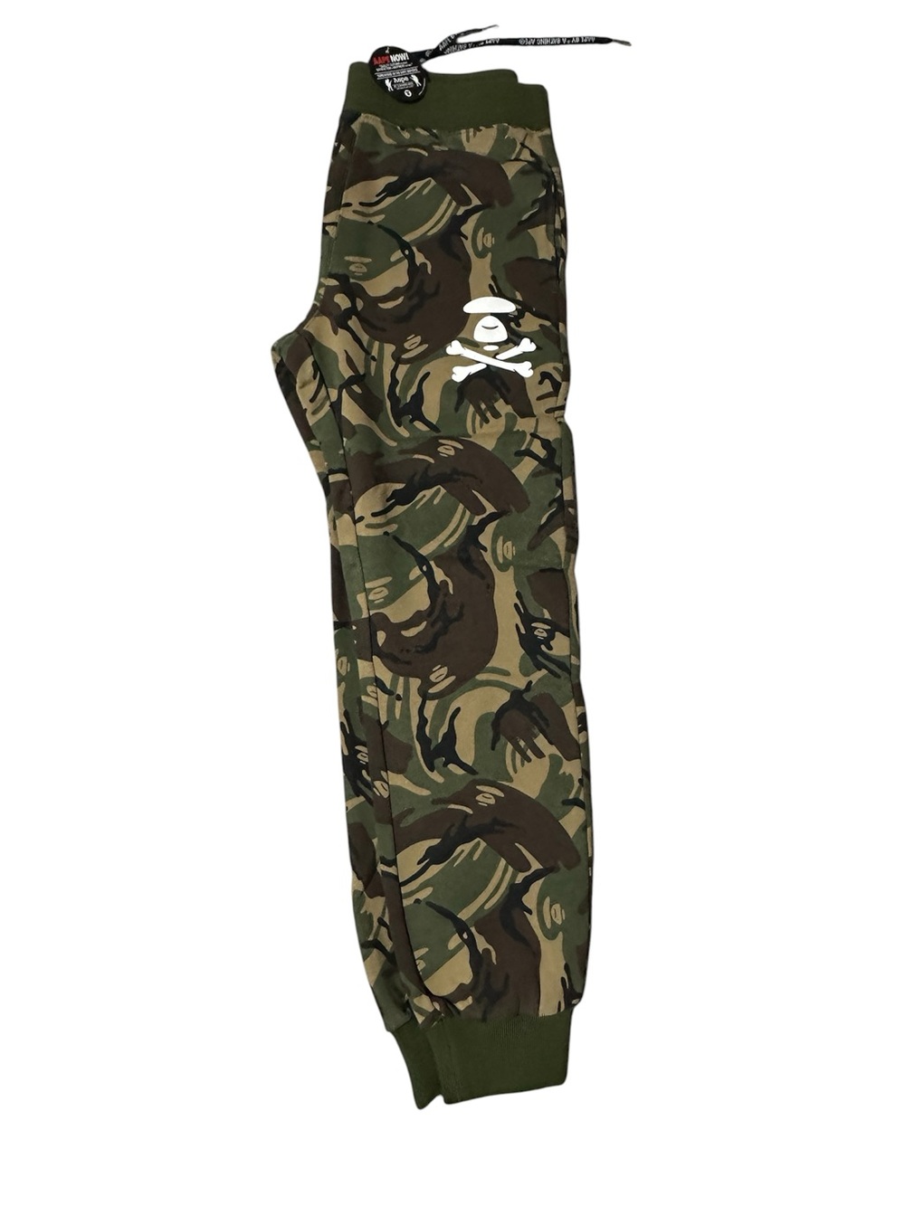 AAPE by A Bathing Ape Moonface Camo Sweat Pants NWT Small Joggers